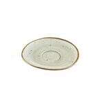 C.A.C. TUS-2-BGE, 6.25-Inch Porcelain Beige Dessert Saucer for TUS-1-BGE, 3 DZ/CS