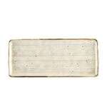 C.A.C. TUS-RT13-BGE, 12-Inch Porcelain Beige Rectangular Dessert Platter, DZ