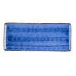 C.A.C. TUS-RT61-BLU, 16-Inch Porcelain Starry Night Blue Rectangular Platter, DZ