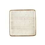 C.A.C. TUS-SQ8-BGE, 8.25-Inch Porcelain Beige Square Dessert Plate, 2 DZ/CS