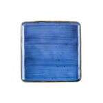 C.A.C. TUS-SQ8-BLU, 8.25-Inch Porcelain Starry Night Blue Square Plate, 2 DZ/CS
