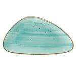 C.A.C. TUS-T41-TQS, 13-inch Turquoise Triangular Plate, DZ