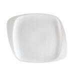 C.A.C. WH-9, 9.5-Inch Porcelain Square Plate, 2 DZ/CS