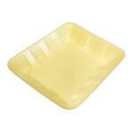 CKF 4DY, 9.5x7.0x1.25-Inch #4D Yellow Foam Meat Trays, 500/PK