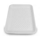 CKF 4SW, 9.25x7.25x0.5-Inch #4S White Foam Meat Trays, 500/PK