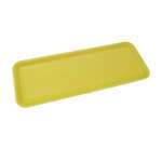 CKF 7Y, 14.75x5.75x0.62-Inch #7H/7S Yellow Foam Meat Trays, 250/CS