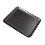 CKF 8SBK, 10x8x0.5-Inch #8S Black Foam Meat Trays, 500/PK