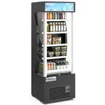Coldline AOC-28-B, 28-Inch Black Open Air Refrigerated Display Merchandiser, Black