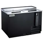 Coldline BBC-50, 50-Inch Horizontal Reach-In Black Bottle Cooler - 13 Cu. Ft.