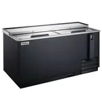 Coldline BBC-65, 65-Inch Horizontal Reach-In Black Bottle Cooler - 18 Cu. Ft.