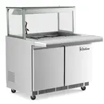 Coldline CBT48-LT, 48-Inch Refrigerated Salad Bar with Cutting Board and Lighted Sneeze Guard