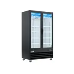 Coldline CLM-54R, 54-Inch Double Glass Swing Door Merchandiser Refrigerator with LED Lighting