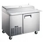 Coldline CPT-50 50-inch Refrigerated Pizza Prep Table, 6 Pans