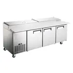 Coldline CPT-92 92-inch Refrigerated Pizza Prep Table, 12 Pans