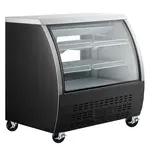 Coldline DC48-B 48-inch Black Curved Glass Refrigerated Deli Display Case