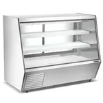 Coldline HDL-72, 72-Inch Refrigerated Slanted Glass High Meat Deli Case with Rear Storage