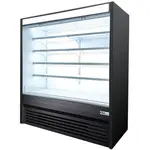 Coldline KDS72, 72-Inch Black Refrigerated Air Curtain Merchandiser