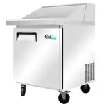 Coldline SMP27-T, 27-Inch Mega Top Refrigerated Sandwich Prep Table with Cutting Board and Food Pans