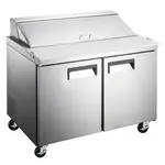 Coldline SP48 48-inch Bain Marie Sandwich Prep Table, 12 Pans