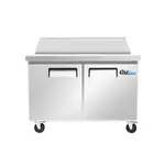 Coldline SP48T, 48-Inch Refrigerated Sandwich Prep Table with Cutting Board and Food Pans