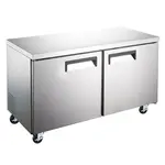 Coldline TUC48F-HC 48-Inch Undercounter Work Top Freezer