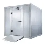 Coldline WCS8X8-FL, 8.20x8.20x7.5-Feet S/S Walk-in Cooler Box with Floor