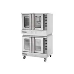 Cookline CC80-DBL, Deep Depth Double Deck Full Size Gas Convection Oven - 120,000 BTU