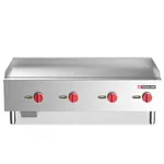 Cookline CGG-48M, 48-Inch Countertop Gas Griddle with Manual Controls - 120,000 BTU