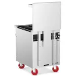 Cookline CR24-4, 24-Inch 4 Burner Commercial Range with Oven - 151,000 BTU