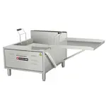 Cookline DOF-30, 30 Lb. Gas Flat Bottom Countertop Donut Fryer - 54,000 BTU