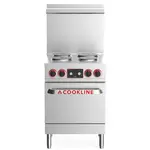Cookline ER24-240, 24-Inch Electric Range with 4 Burners, 240V