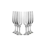 Crystalex B40428-180, 6 Oz Julia Crystal Champagne Flutes, 6PC/Set