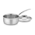 Cuisinart MCP19-16N, 1.5 Quart Multiclad Pro Tri-Ply Saucepan w/Cover
