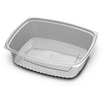 D&W Fine Pack D&W H51B, 48 Oz Versapak Clear PS Plastic Showcase Container 250/CS