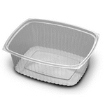 D&W Fine Pack D&W H52B, 64 Oz Versapak Clear PS Plastic Showcase Container 250/CS