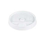 Dart 10UL White Sip Thru HIPS Lid, 1000/CS