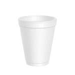 Dart 12J12, 12 Oz White Foam Cup, 1000/Cs