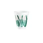 Dart 12J16E 12 Oz Impulse Green Insulated Foam Cup, 1000/CS