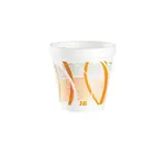 Dart 16MJ20E 16 Oz Impulse Orange & Gray Insulated Foam Container, 500/CS