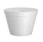 Dart 16MJ32, 16 Oz White Foam Food Container, 500/Cs
