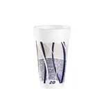 Dart 20J16E 20 Oz Impulse Purple Insulated Foam Cup, 500/CS