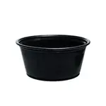 Dart 325PCBLK 3.25 Oz Conex Black Complements Portion Polypropylene Container, 2500/CS. Lids are sold separately.