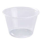 Dart 400PC, 4 Oz Conex Clear Complements Portion Polypropylene Container, 2500/CS. Lids Are Sold Separately.