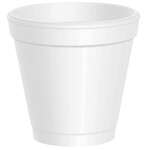 Dart 4J4, 4 Oz White Foam Cup, 1000/Cs