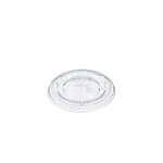 Dart 600TS Clear Straw Slotted PET Cup Lid, 2500/CS