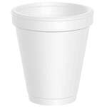Dart 6J6, 6 Oz White Foam Cup, 1000/CS
