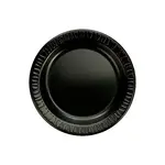 Dart 9PBQR 9-Inch Quiet Classic Round Black Laminated Foam Plate, 500/CS