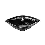 Dart B32SB 32 Oz PresentaBowls Pro Square Black Polypropylene Bowl, 252/CS