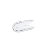 Dart C18UT1 8.5x4.5x2-Inch StayLock Clear Oblong OPS Container with a Hinged Dome Lid, 250/CS