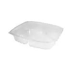 Dart C30DX3R 9x7x2-Inch ClearPac Rectangular Clear OPS 3-Compartment Diagonal Container, 252/CS. Lids Sold Separately.
